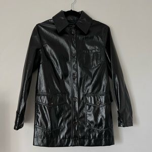 BLACK TOPSHOP COAT